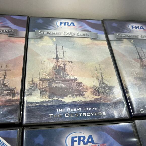 FRA Shipmates 6 DVD Series History of the U.S. Navy Seals plus others SEE PICS - Picture 3 of 13